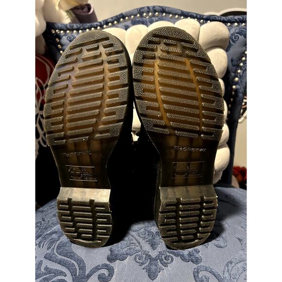 Dr Martens Midnight Blue Velvet Brocade 1460 Boots size 8/EU 39 - Picture 7 of 8